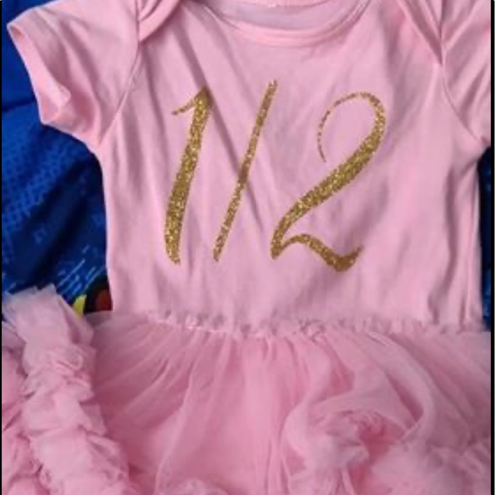 Girl 1/2 Bday tutu